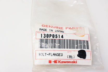 New OEM Kawasaki 130P0514 Flanged Bolt NOS