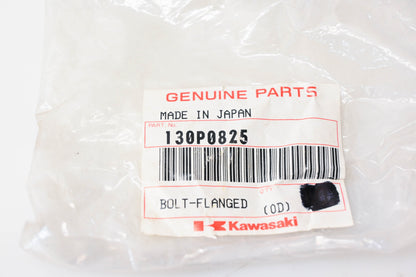 New OEM Kawasaki 130P0825 Flanged Bolt NOS