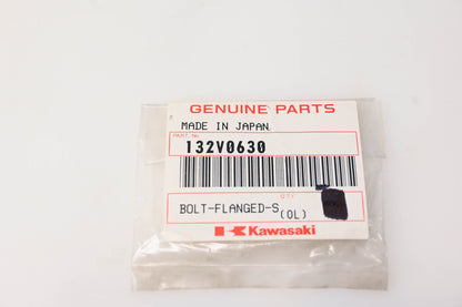 New OEM Kawasaki 132V0630 Flanged Bolt NOS