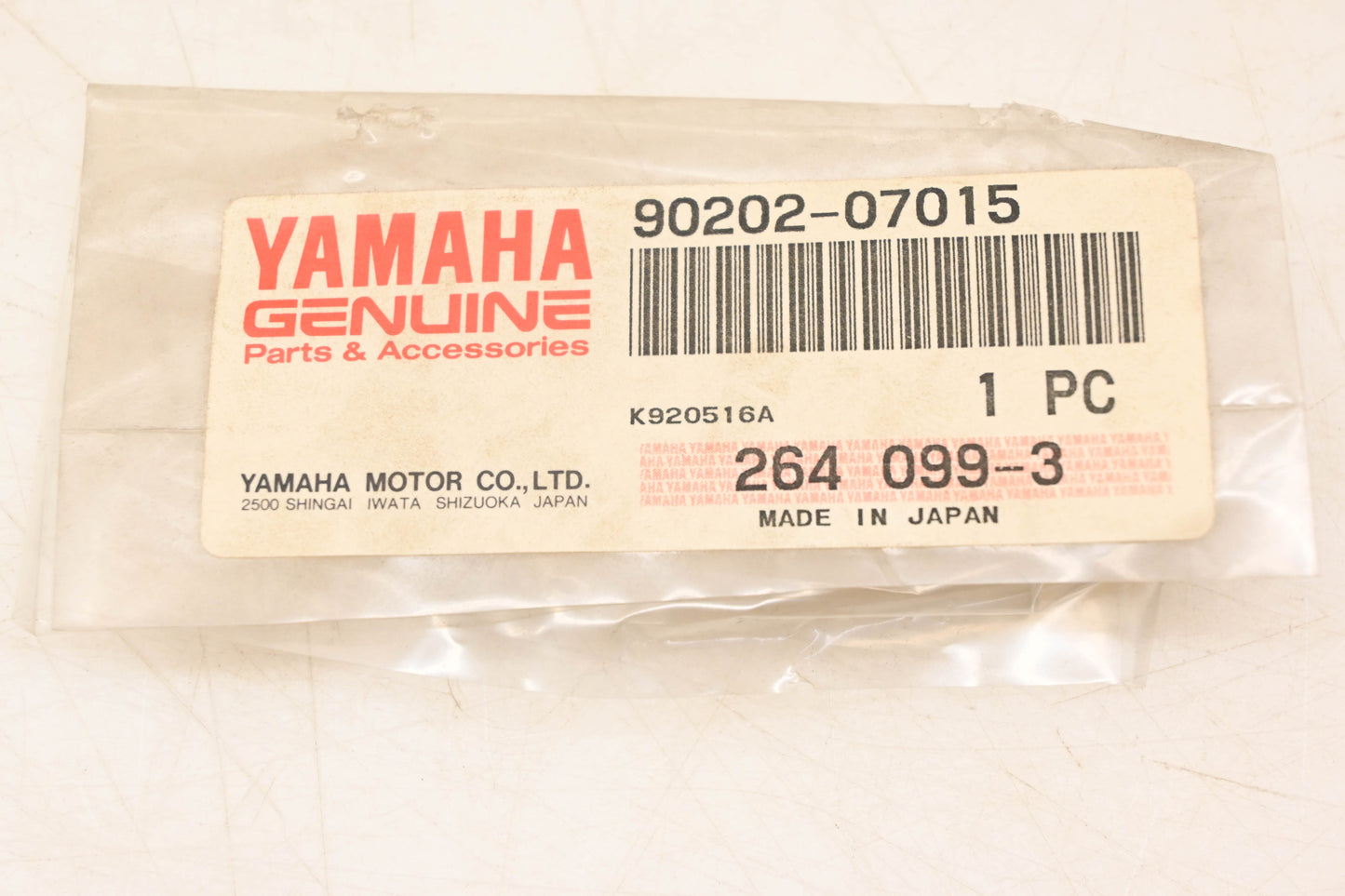 New OEM Yamaha 90202-07015-00 Washer Plate NOS