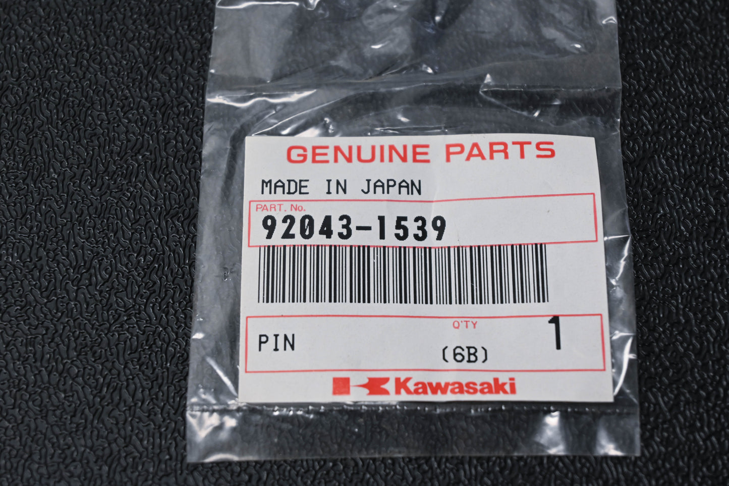 New OEM Kawasaki 92043-1539 Cotter Pin NOS