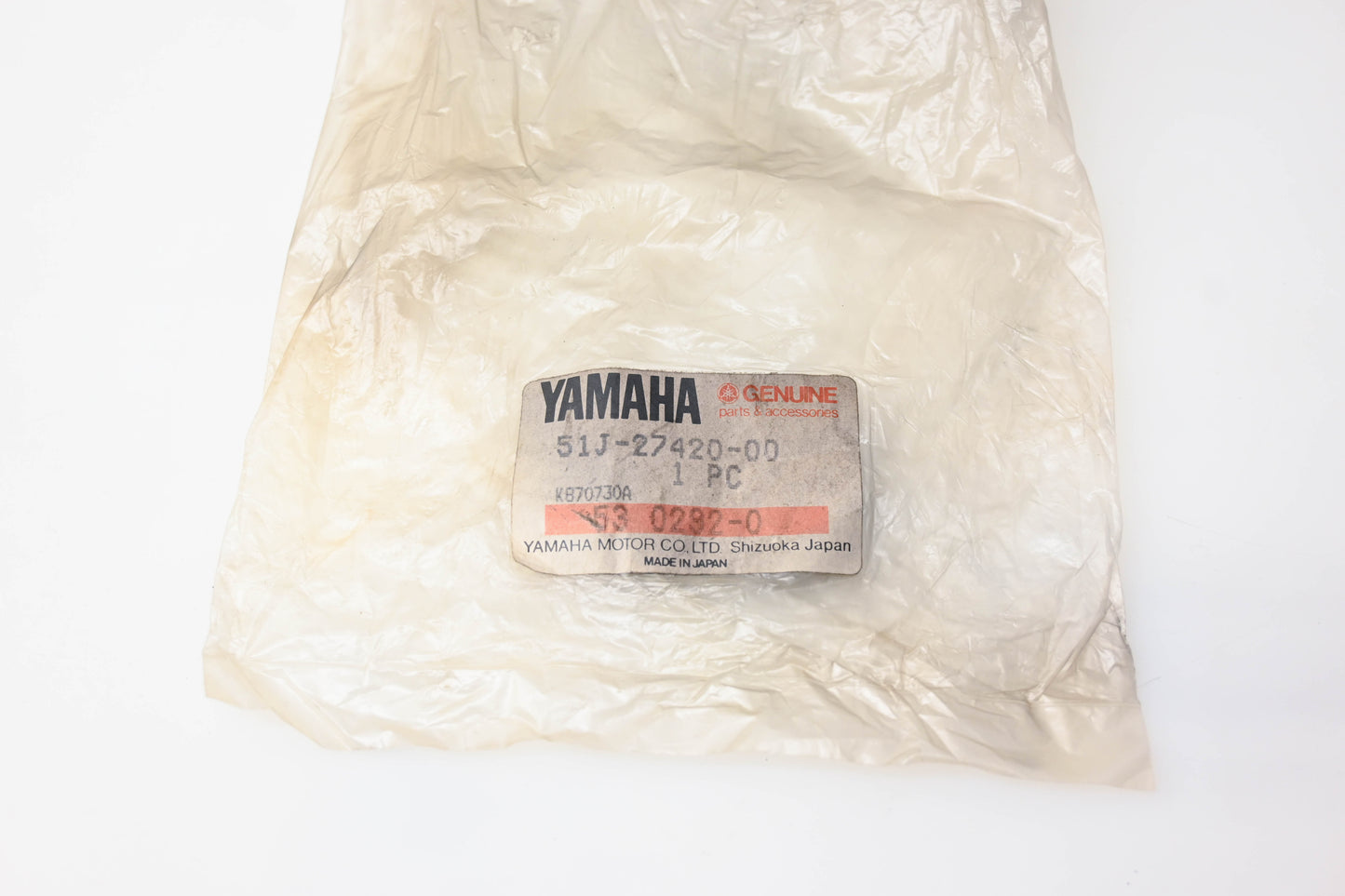 New OEM Yamaha 51J-27420-00-00 Front Foot Rest NOS