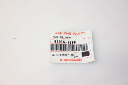 New OEM Kawasaki 92015-1699 16mm Flanged Nut NOS