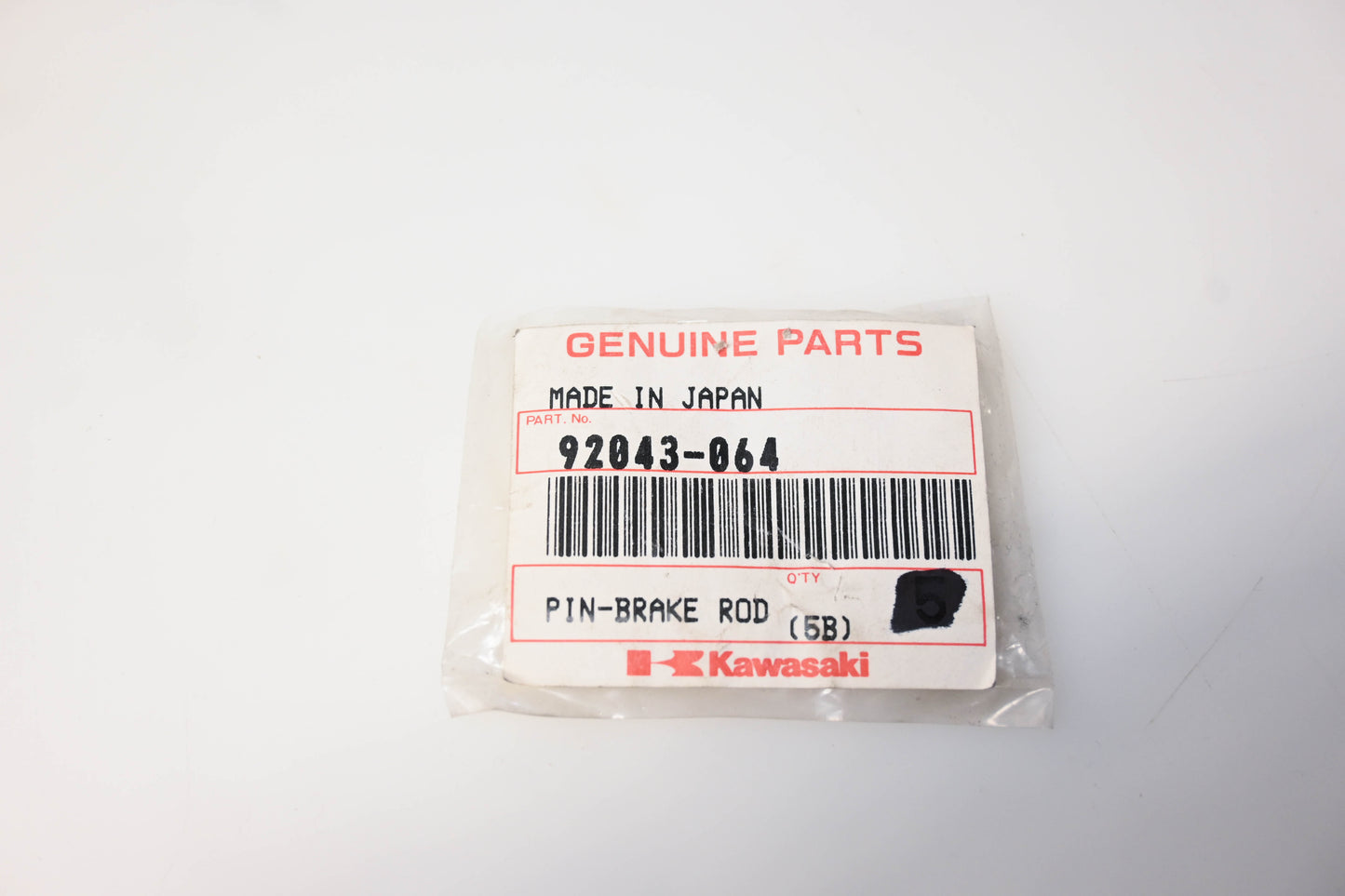 New OEM Kawasaki 92043-064 Brake Rod Pin NOS