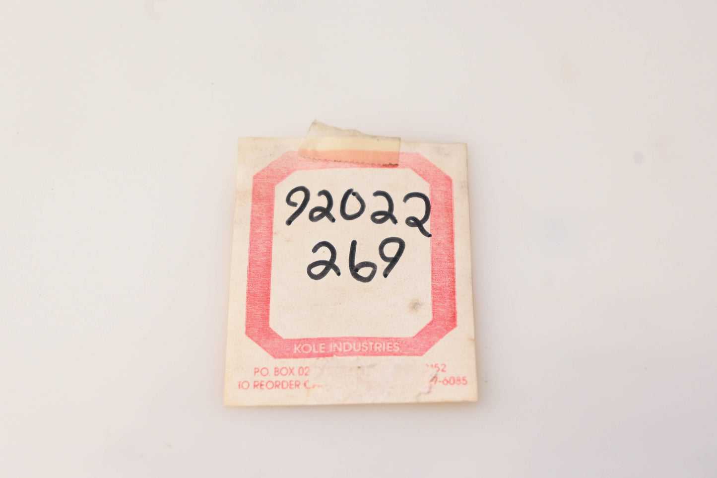 New OEM Kawasaki 92022-269 Plain Washer NOS