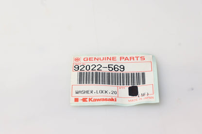 New OEM Kawasaki 92022-569 20mm Lock Washer NOS