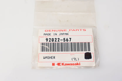 New OEM Kawasaki 92022-567 Washer NOS