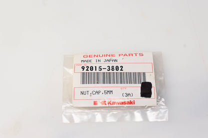 New OEM Kawasaki 92015-3802 5mm Cap Nut NOS