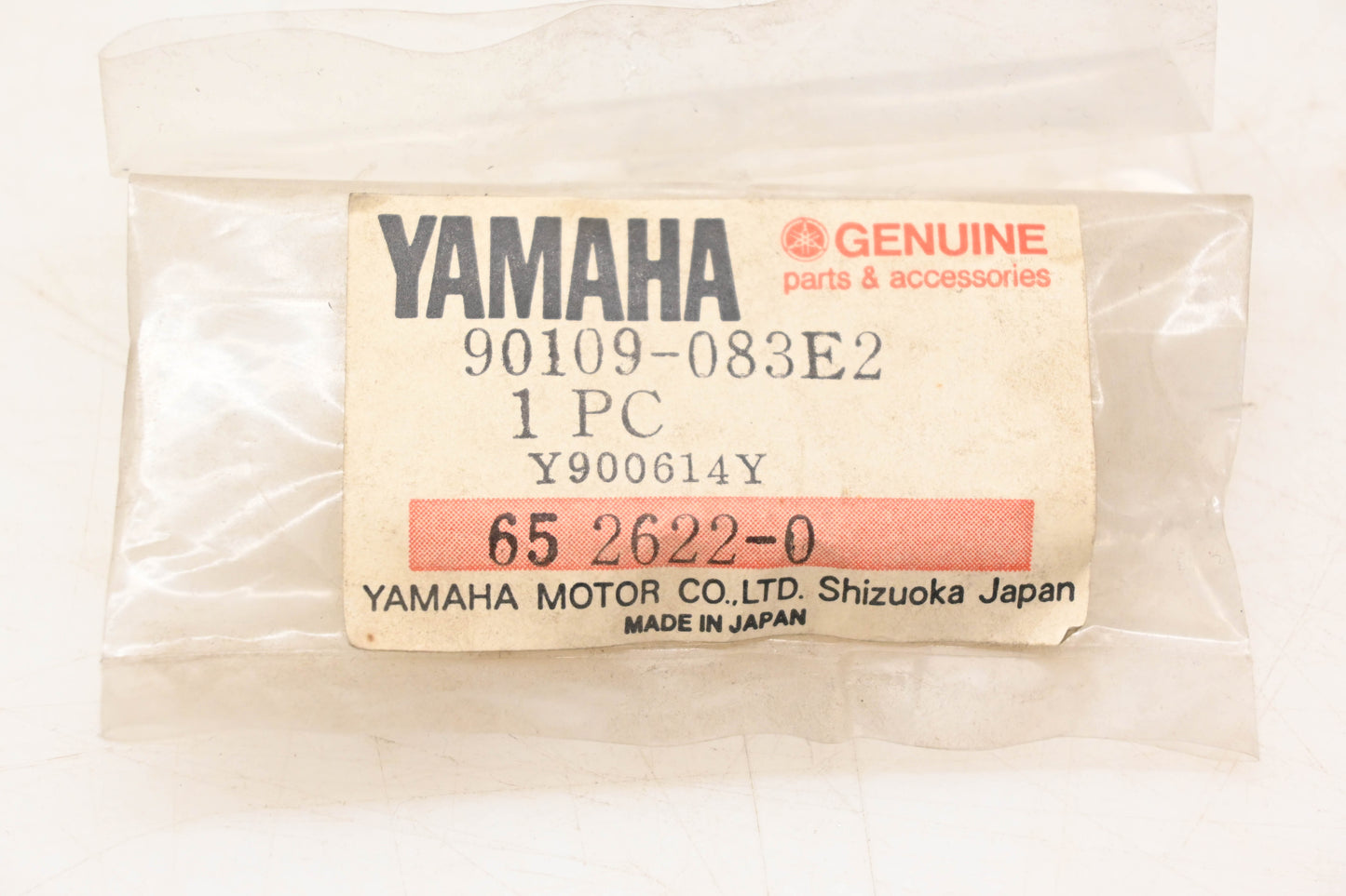 New OEM Yamaha 90109-083E2-00 Foot Peg Bolt NOS