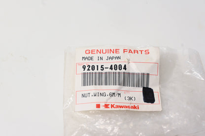 New OEM Kawasaki 92015-4004 6mm Wing Nut NOS