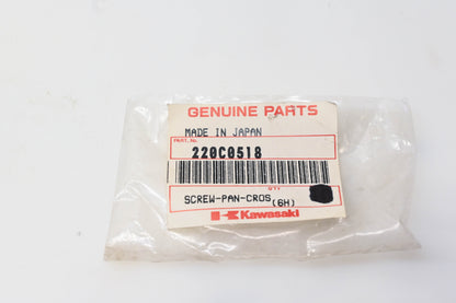 New OEM Kawasaki 220C0518 Pan Head Screw NOS