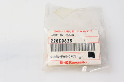 New OEM Kawasaki 220C0625 Cross Pan Screw NOS