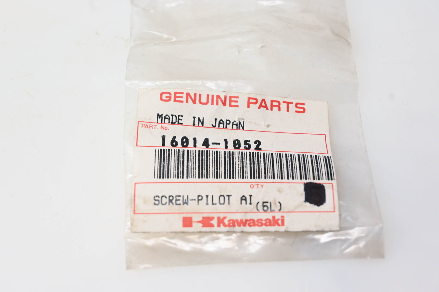 New OEM Kawasaki 16014-1052 Pilot Air Screw NOS