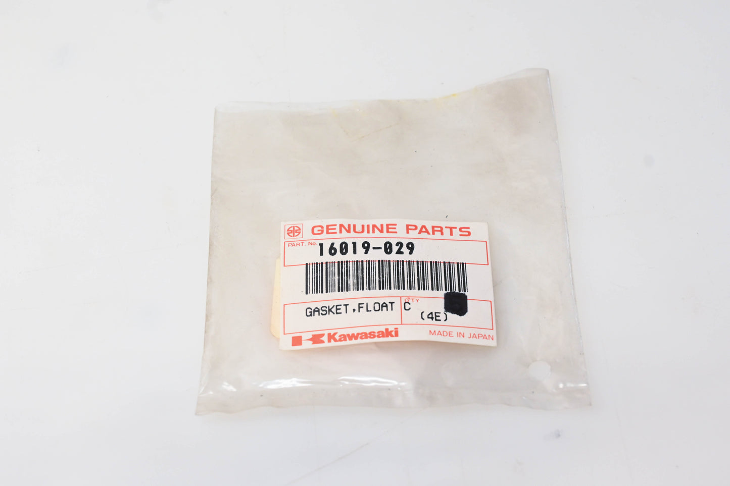 New OEM Kawasaki 16019-029 Float Bowl Gasket NOS