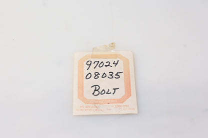 New OEM Yamaha 97024-08035-00 Bolt NOS