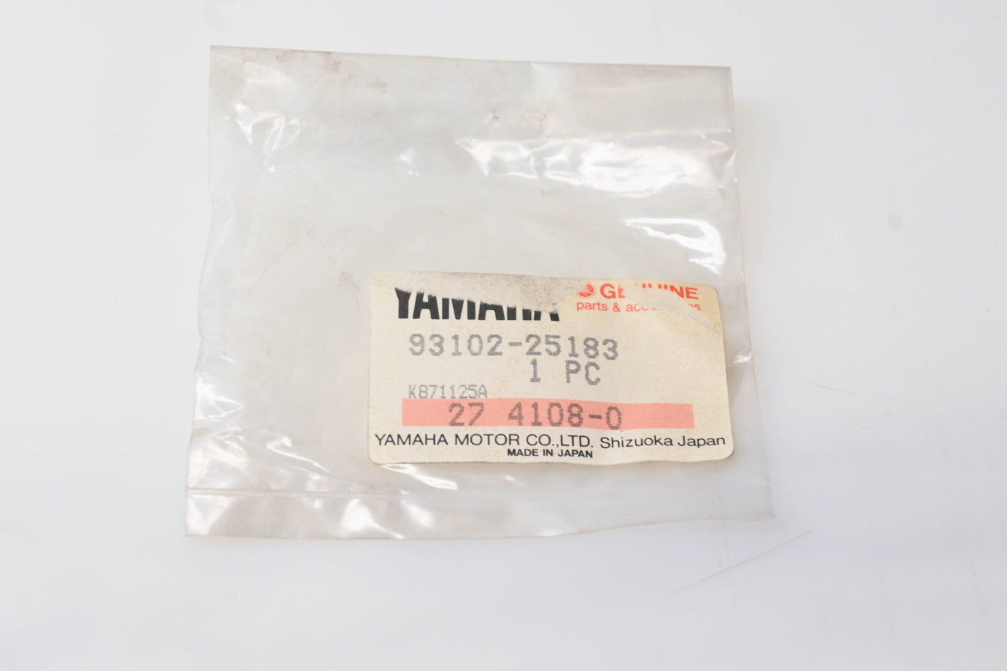New OEM Yamaha 93102-25183-00 Oil Seal NOS