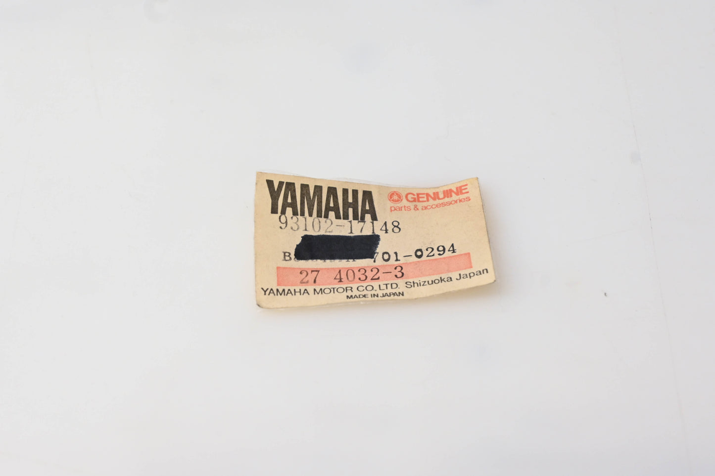 New OEM Yamaha 93102-17148-00 Oil Seal SD Type NOS