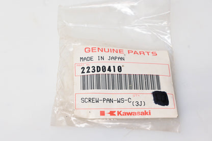 New OEM Kawasaki 223D0410 Screw With Washer NOS