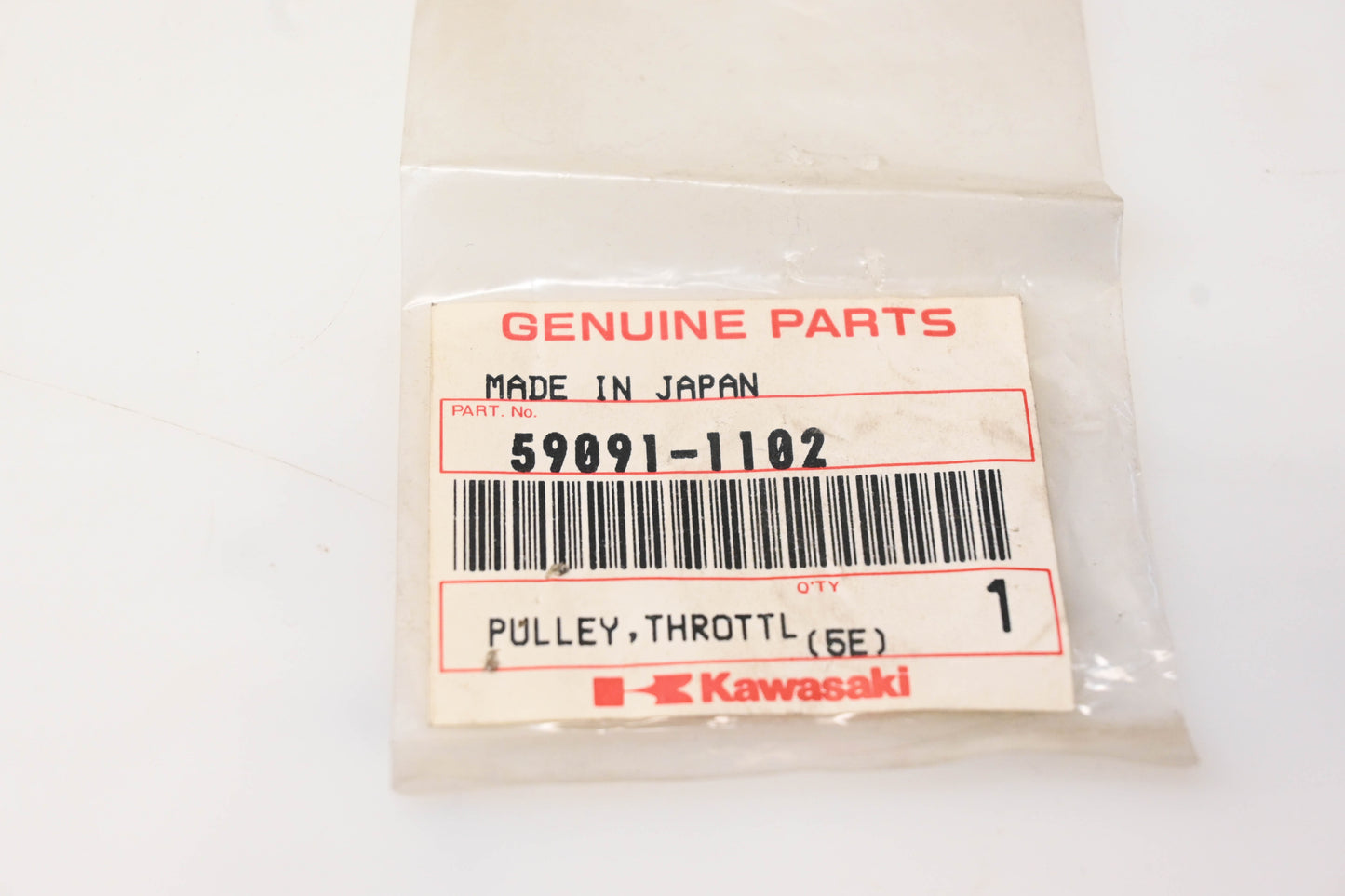 New OEM Kawasaki 59091-1102 Throttle Pulley NOS