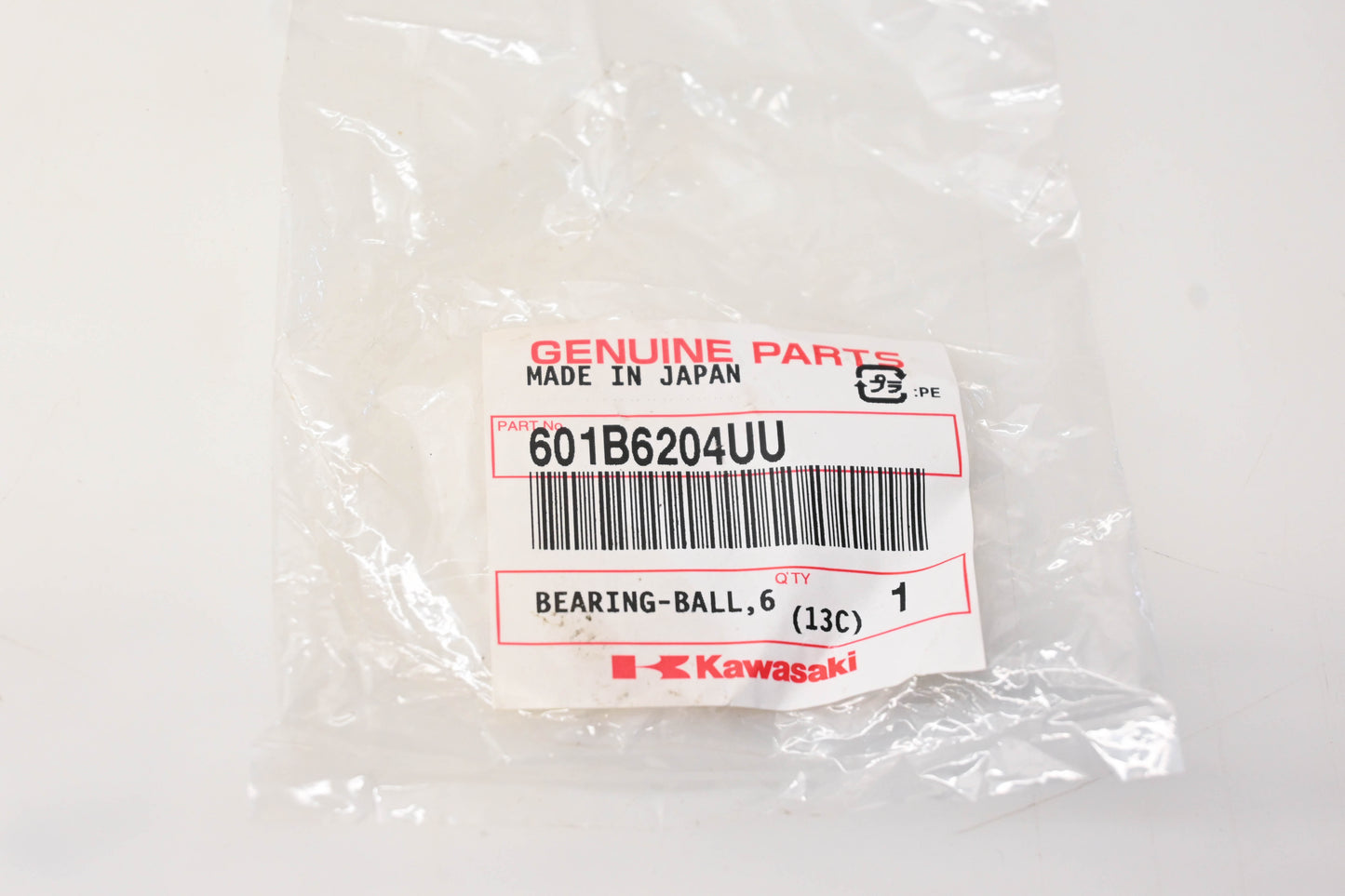New OEM Kawasaki 601B6204UU Ball Bearing NOS