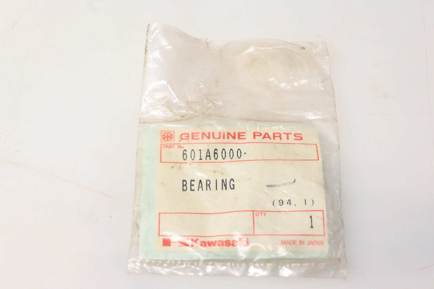 New OEM Kawasaki 601A6000 Ball Bearing NOS