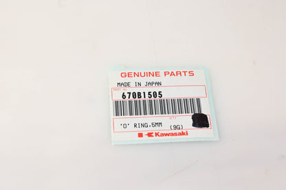 New OEM Kawasaki 670B1505 5mm O-Ring NOS