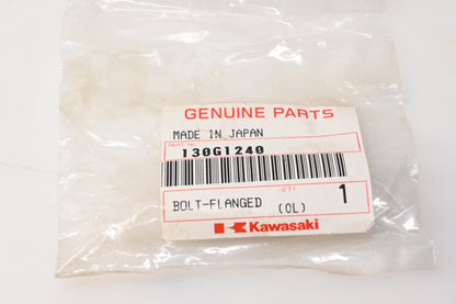 New OEM Kawasaki 130G1240 Flanged Bolt NOS