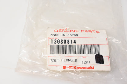 New OEM Kawasaki 130S0814 Flanged Bolt 8x14 NOS