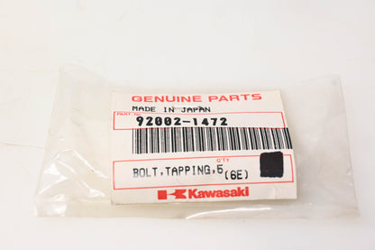 New OEM Kawasaki 92002-1472 Tapping Bolt 5x16 NOS