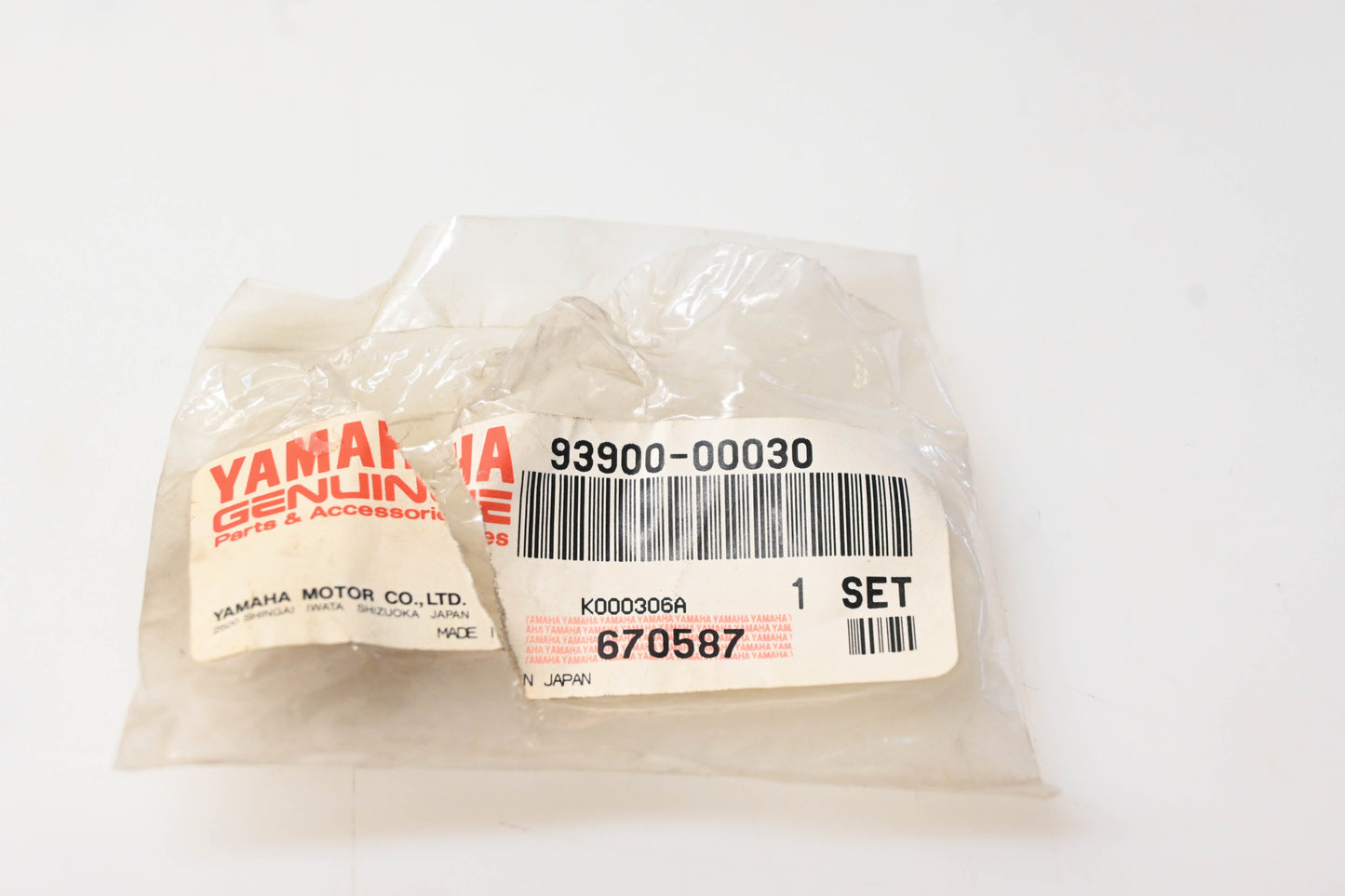 New OEM Yamaha 93900-00030-00 Rim Valve NOS