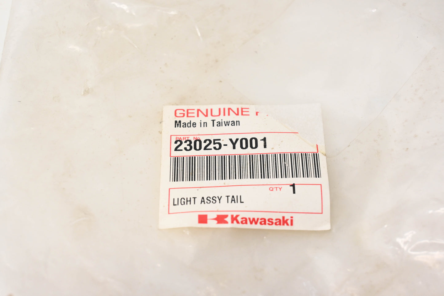 New OEM Kawasaki 23025-Y001 Tail Light Assembly NOS