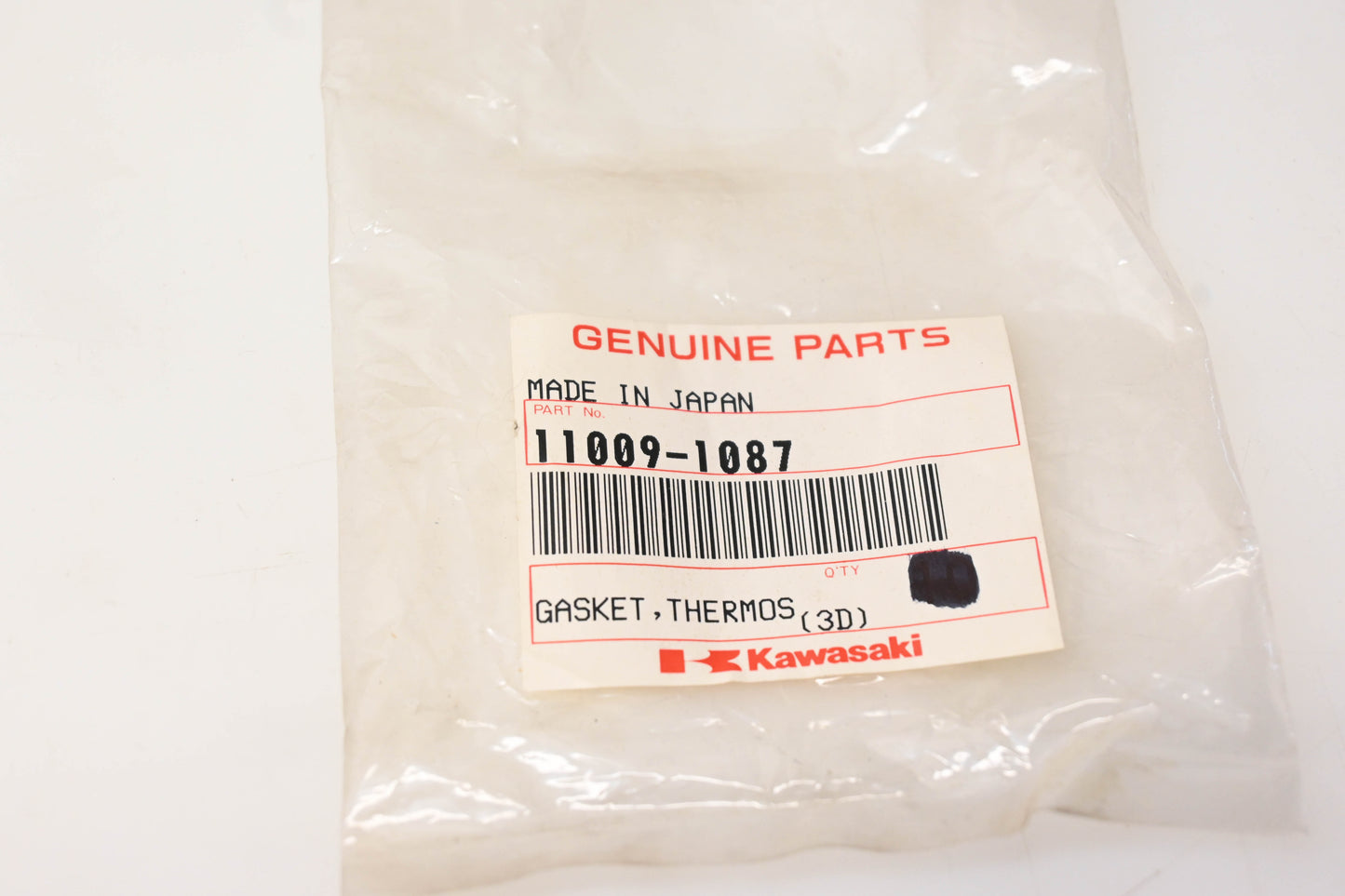 New OEM Kawasaki 11009-1087 Thermostat Gasket NOS