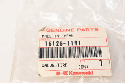 New OEM Kawasaki 16126-1191 Tire Valve Kit NOS