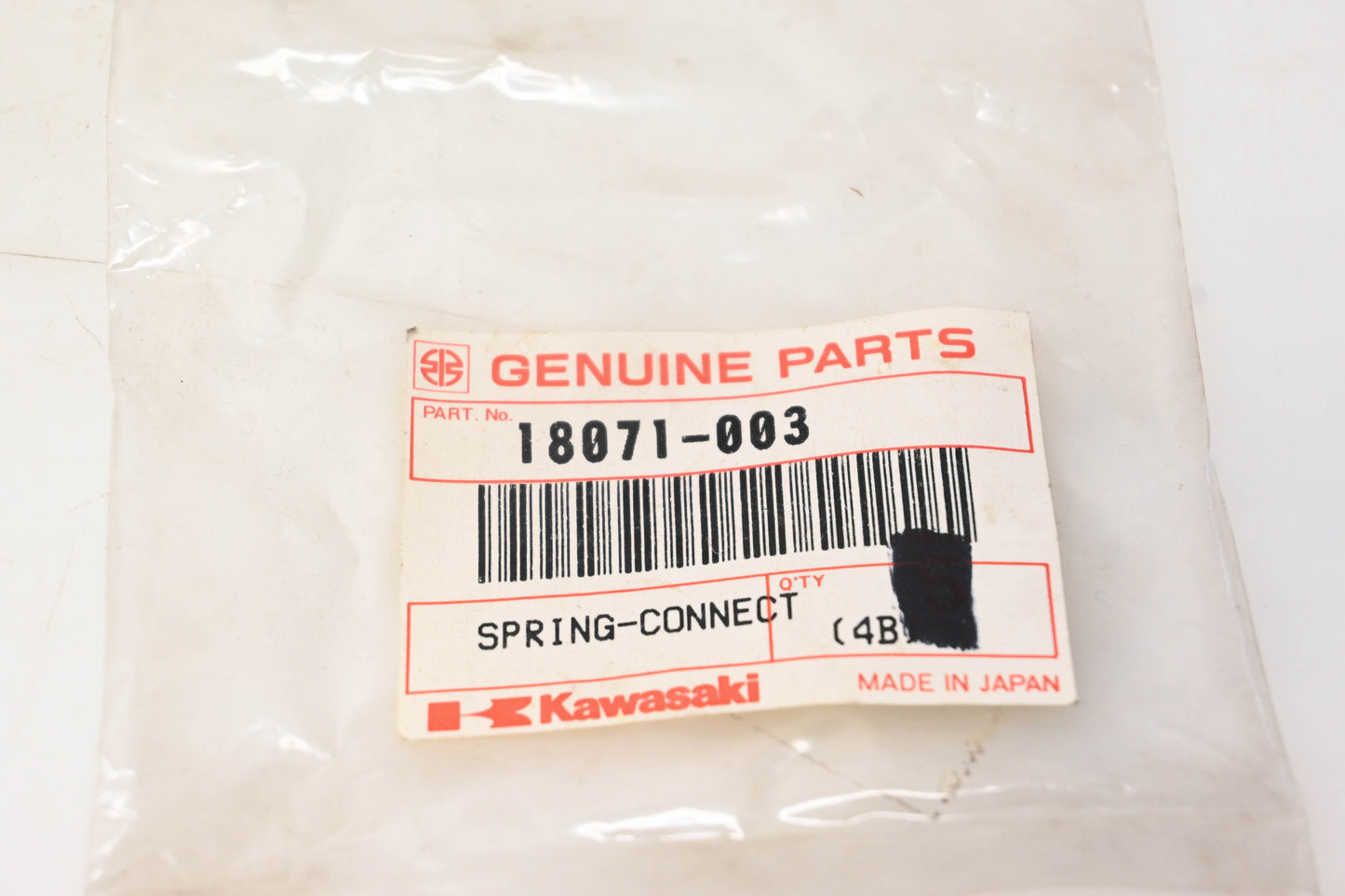New OEM Kawasaki 18071-003 Spring NOS