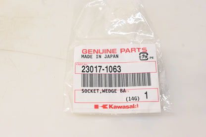 New OEM Kawasaki 23017-1063 Wedge Base Socket NOS