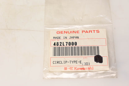 New OEM Kawasaki 482L7000 Type E Circlip NOS
