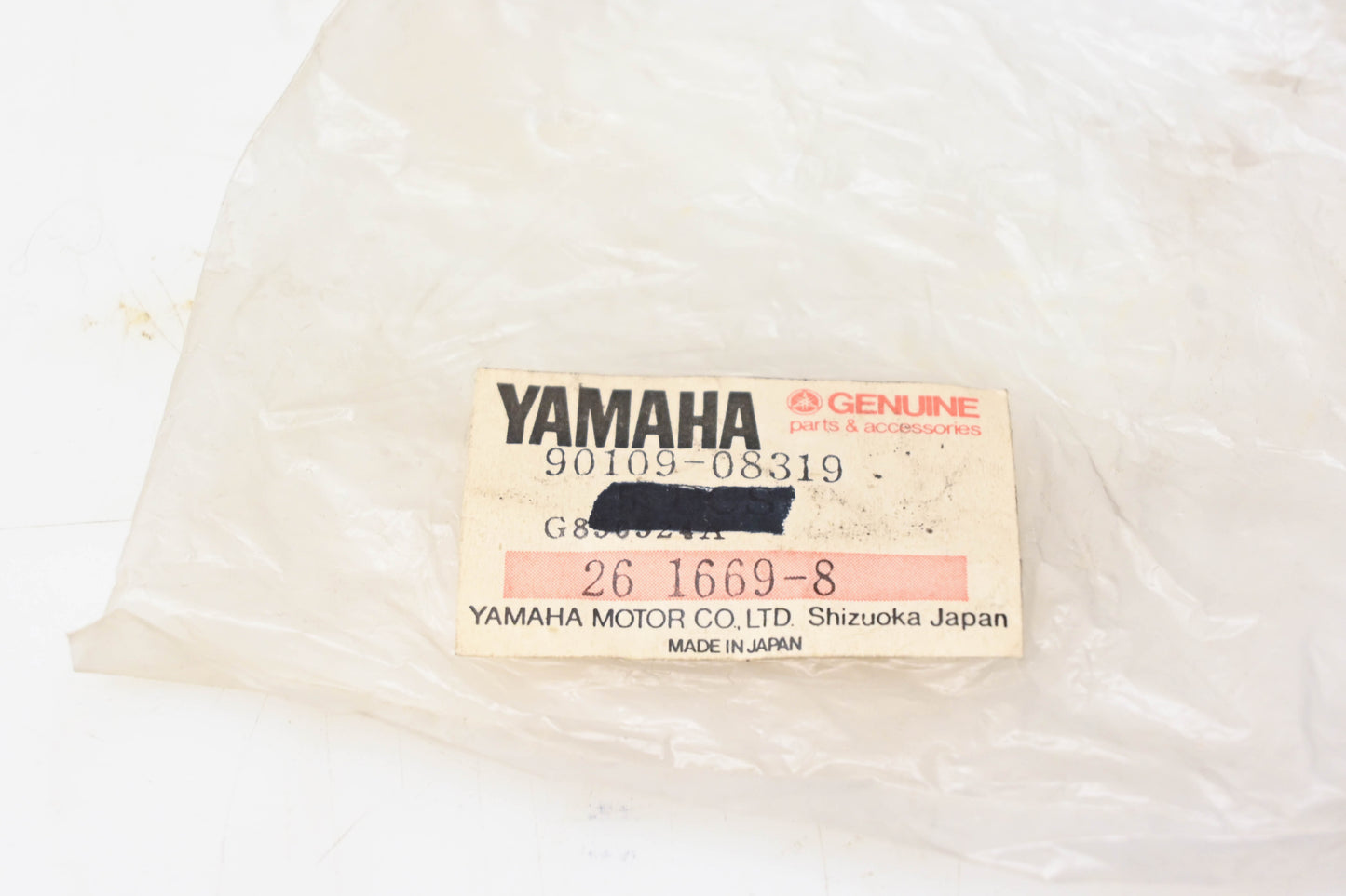 New OEM Yamaha 90109-08319-00 Rear Sprocket Bolt NOS