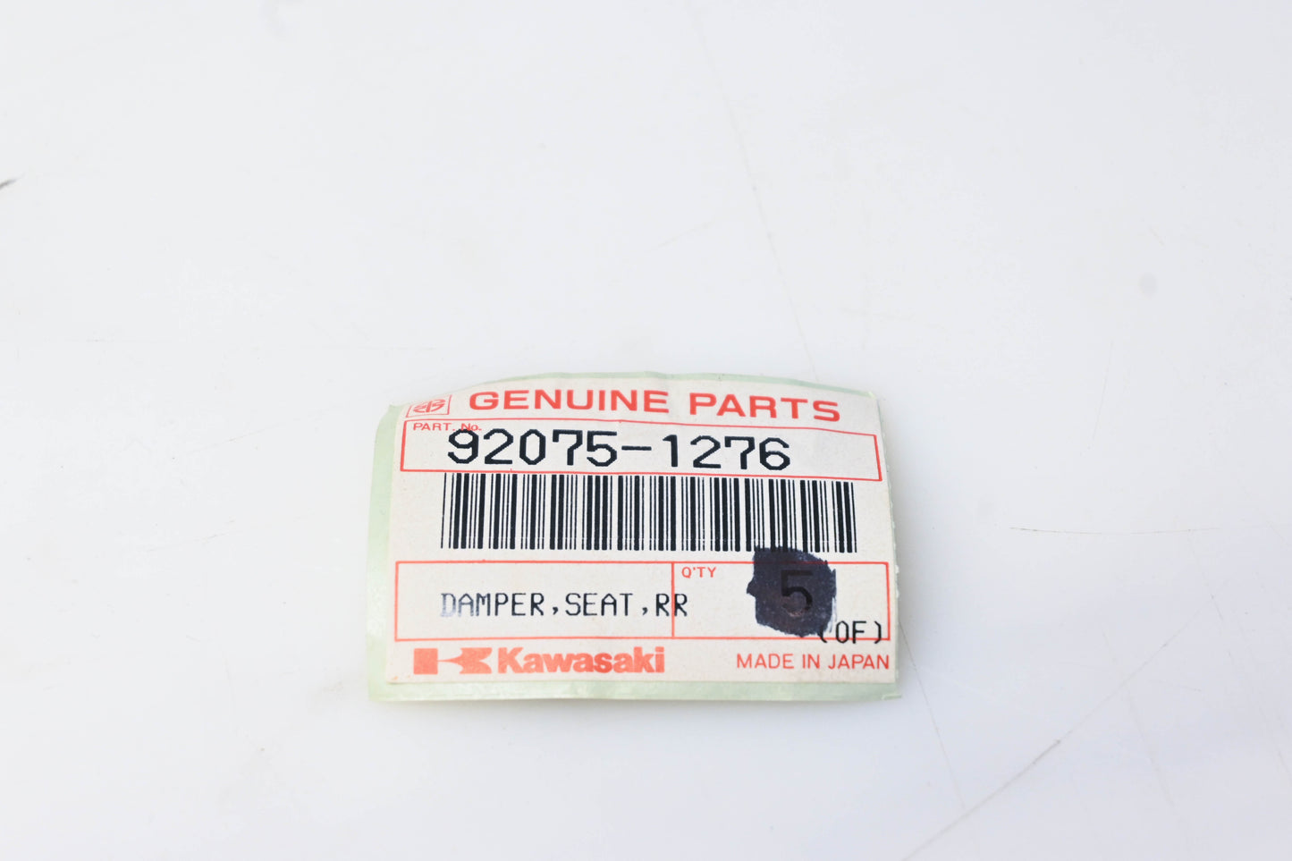 New OEM Kawasaki 92075-1276 Seat Damper NOS