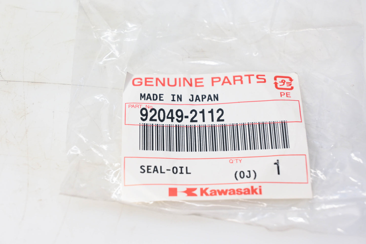 New OEM Kawasaki 92049-2112 Oil Seal NOS