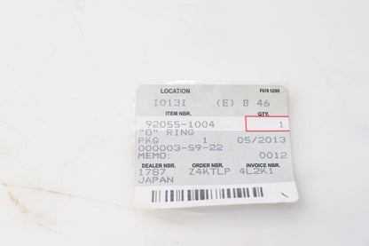 New OEM Kawasaki 92055-1004 O-Ring NOS