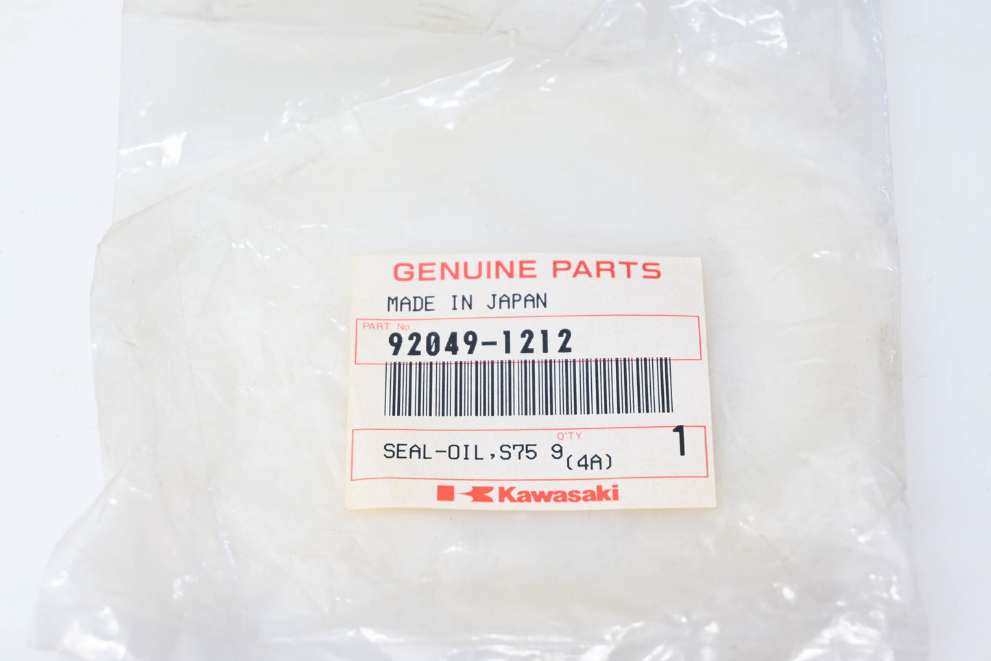 New OEM Kawasaki 92049-1212 Oil Seal NOS