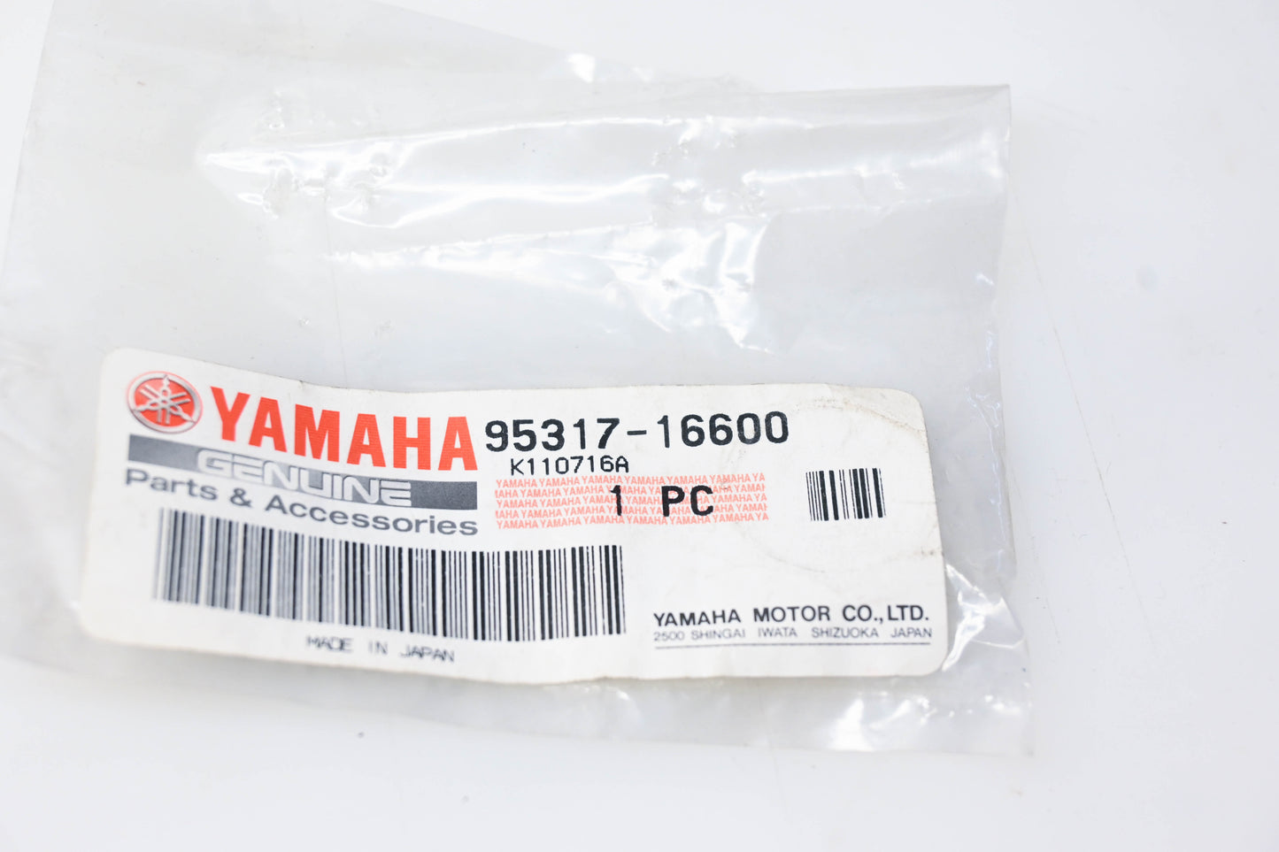 New OEM Yamaha 95317-16600 Nut NOS