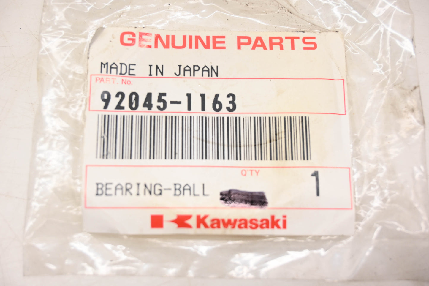 New OEM Kawasaki 92045-1163 Bearing Needle NOS