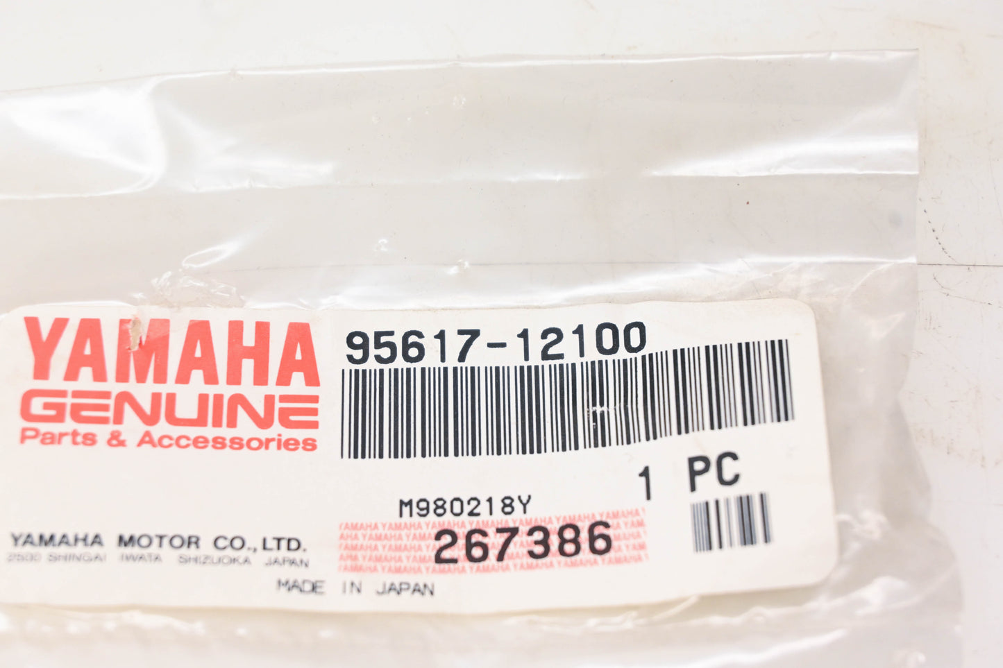 New OEM Yamaha 95617-12100-00 Nut NOS