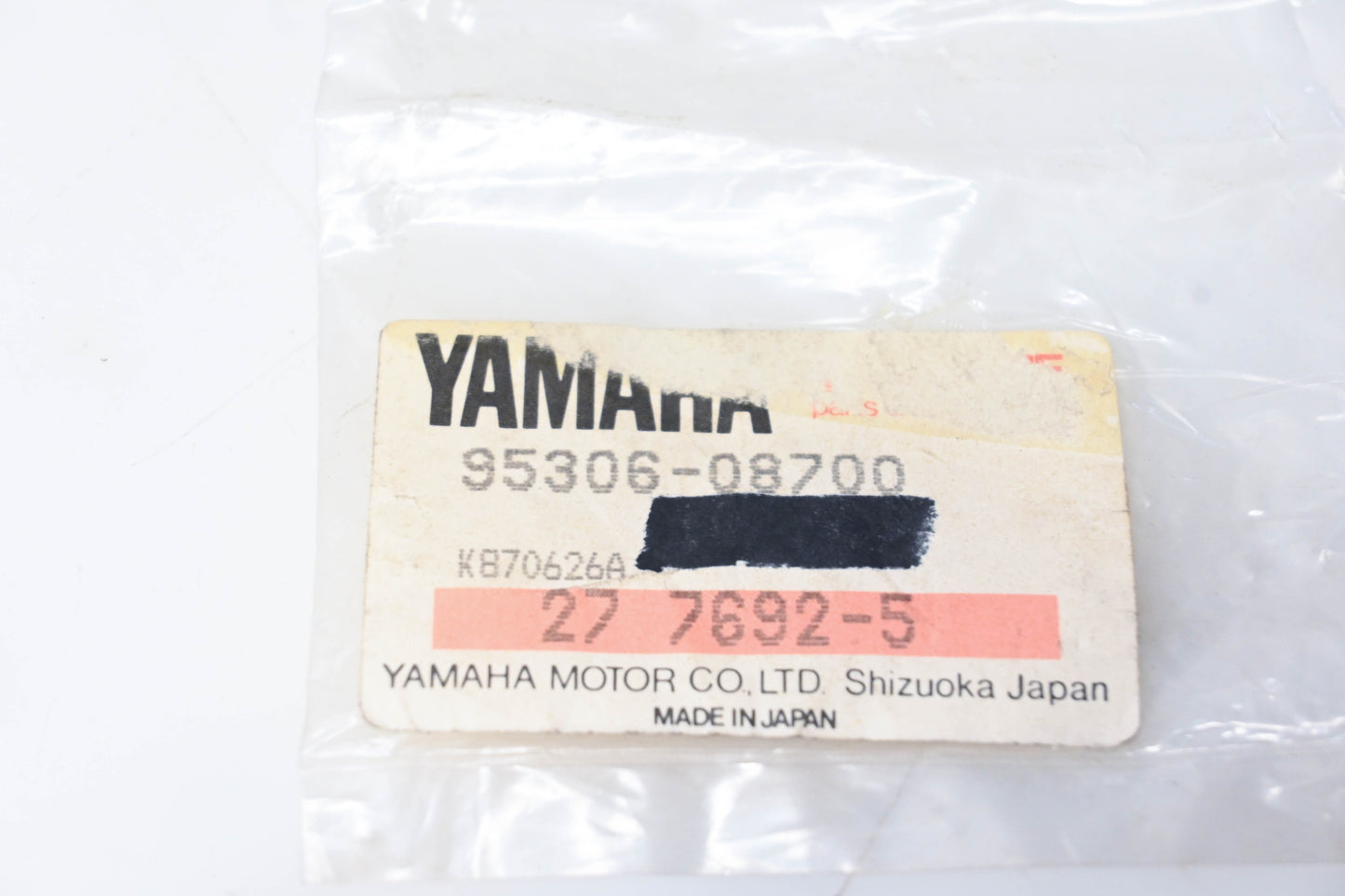 New OEM Yamaha 95306-08700-00 Nut NOS
