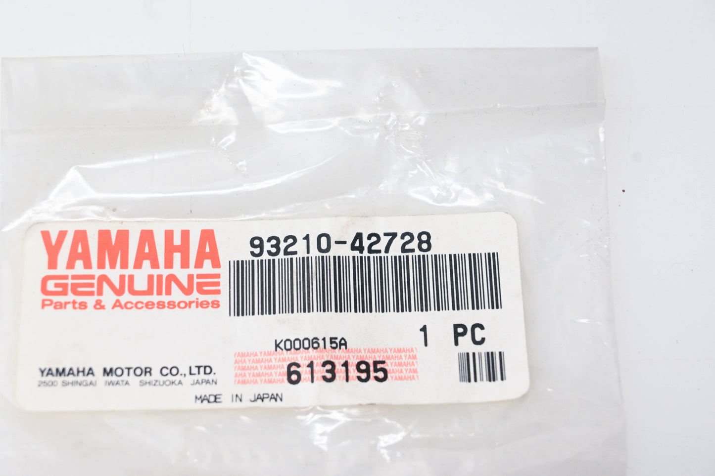 New OEM Yamaha 93210-42728-00 O-Ring NOS