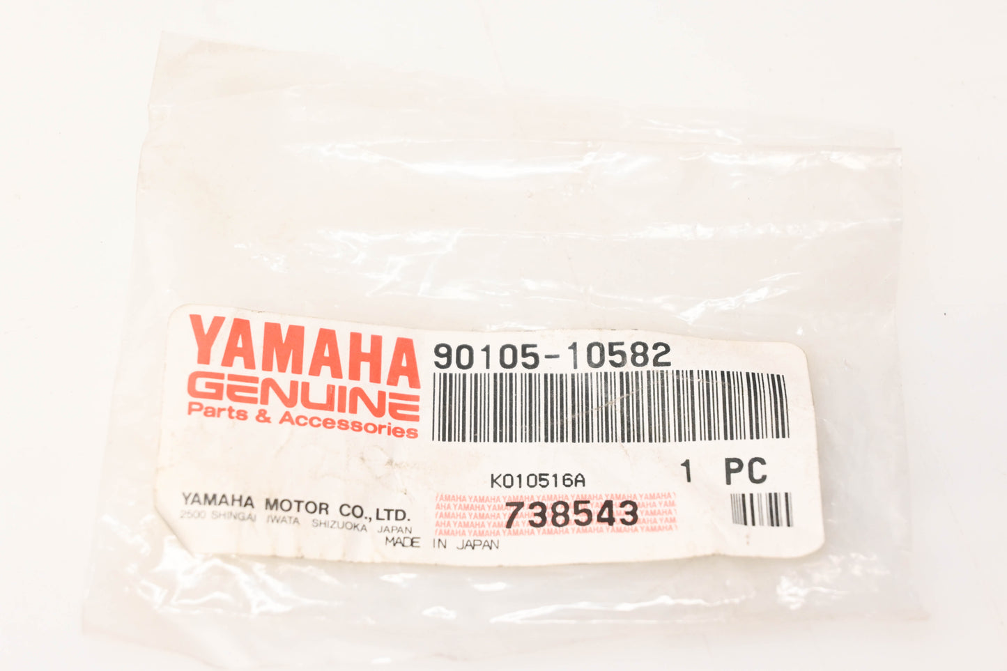 Yamaha 90105-10582-00 Flanged Bolt NOS