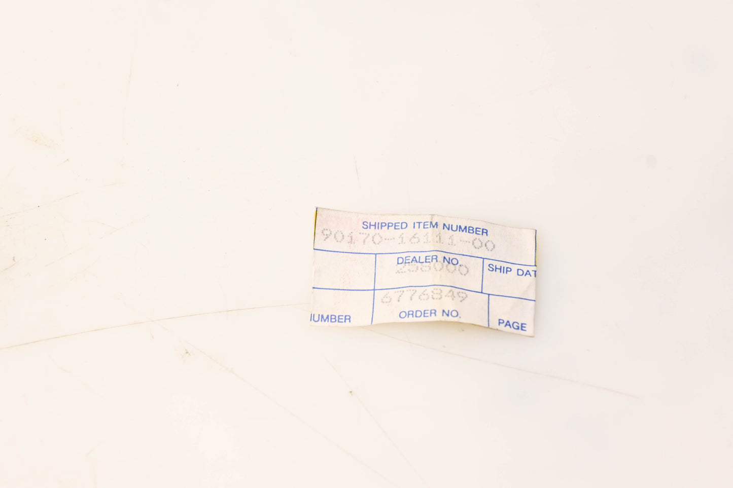 Yamaha 90170-16111-00 Nut NOS