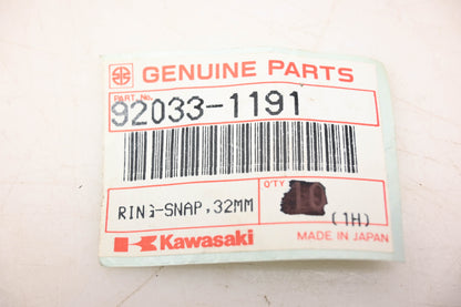 New OEM Kawasaki 92033-1191 Snap Ring NOS