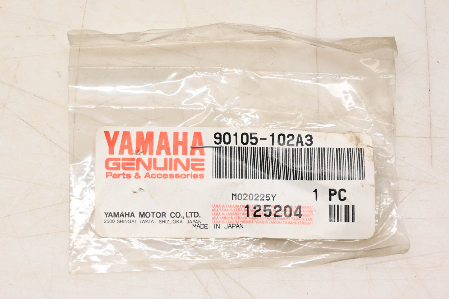 New OEM Yamaha 90105-102A3-00 Bolt Washer Based NOS